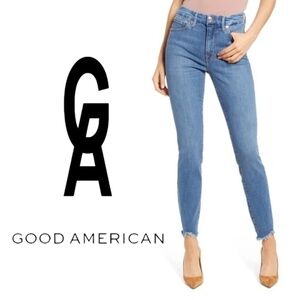 Good American Good Legs Skinny Jeans – Blue Wash BLUE611 – Size 14 / 32